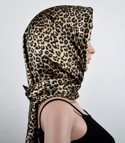 Miniatura 2 de corciova - Bufanda cuadrada grande para mujer, diadema sedosa para cabello rizado, lazo para dormir por la noche, bandana a la moda, 35 x 35 pulgadas