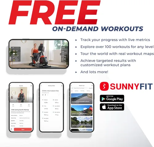 Miniatura 2 de Sunny Health & Fitness Treadpad® Treadmill with 6-Level Auto Incline & Exclusive SunnyFit® App Enhanced Bluetooth Connectivity