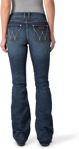 Miniatura 3 de Wrangler Jeans para mujer Cash de tiro medio con dobladillo ventilado Ultimate Riding