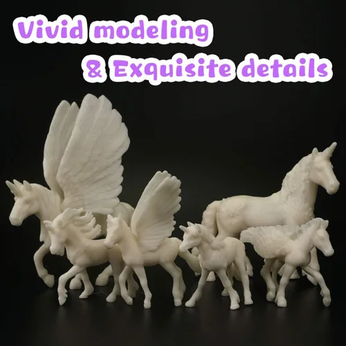 Miniatura 6 de whatstem Kit de Pintura de Unicornio DIY Artes y Manualidades para Niños o Niñas Decorar y Dibujar Juguetes 3D para Niños Regalo (6 Unicornios)