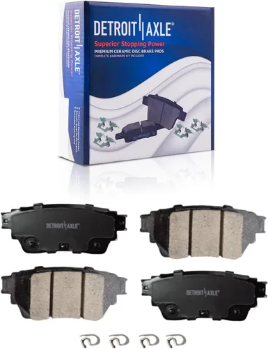 Miniatura 28 de Detroit Axle - Kit de frenos para Ford Transit Connect 2018-2023, rotores de freno de disco Pastillas de freno de cerámica con reemplazo