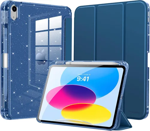 Miniatura 10 de MoKo Funda delgada para iPad (A16) de 11ª generación de 11 pulgadas 2025, iPad de 10ª generación 2022 de 10.9 pulgadas, funda inteligente