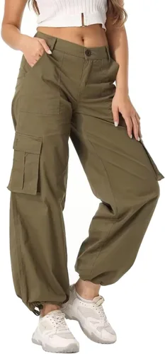 XNMAYA Pantalones cargo para mujer, de secado rápido, informales, militares, militares, camuflaje, combate, trabajo, pantalones casuales con