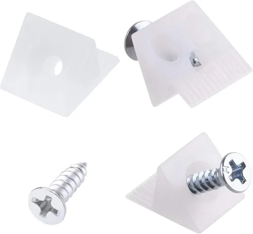 Miniatura 4 de Canomo Paquete de 50 unidades de plástico para reparación de flacidez inferior para muebles, cuñas de reparación de reparación de cajones de 90
