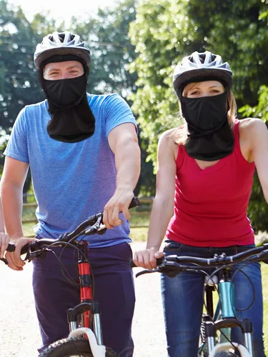 Miniatura 6 de 6 Pieces UV Sun Protection Cooling Bandana Men Balaclava Full Face Covering Neck Gaiter Scarf Hood Outdoor Cycling Running