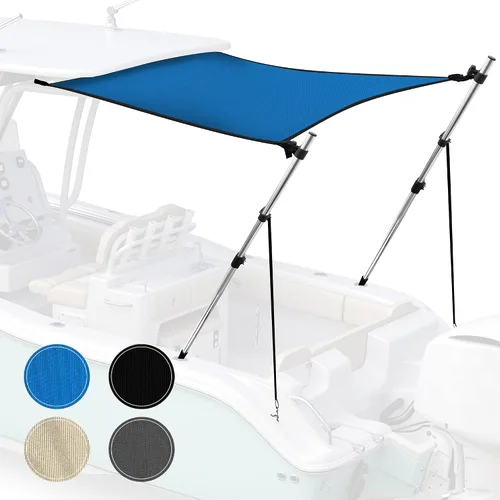 Miniatura 18 de Extensión universal de sombra en T para toldos Bimini para barcos, toldo de barco, postes telescópicos ajustables, acero inoxidable, cubierta