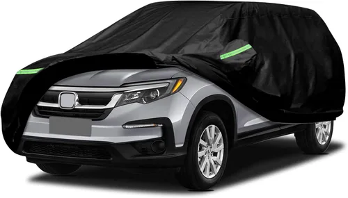 Miniatura 10 de Funda impermeable para auto Compatible con Honda Pilot 2002-2025, fundas para auto para todo tipo de clima 210T con interior de algodón