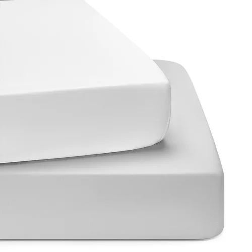 Miniatura 19 de TILLYOU Sábanas para cuna de bebé para niños y niñas, sábanas súper suaves para cama de niño pequeño, paquete de 2 sábanas para colchón estándar