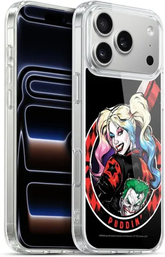 Miniatura 48 de Head Case Designs Funda de gel suave con licencia oficial de Batman DC Comics Love Hate Joker Harley Quinn Graphics [protección de grado militar]