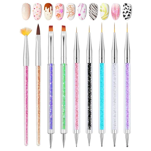 Miniatura 13 de Limpiador de pinceles de uñas acrílicas, limpiador de pinceles de pintura líquida para artistas de uñas (8.5 fl oz/8.5 onzas líquidas)