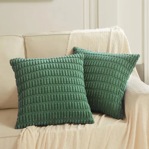 Miniatura 24 de Fancy Homi - Paquete de 2 fundas de almohada decorativas estilo bohemio de 16 x 16 pulgadas para sala de estar, sofá, cama, funda de cojín cuadrada