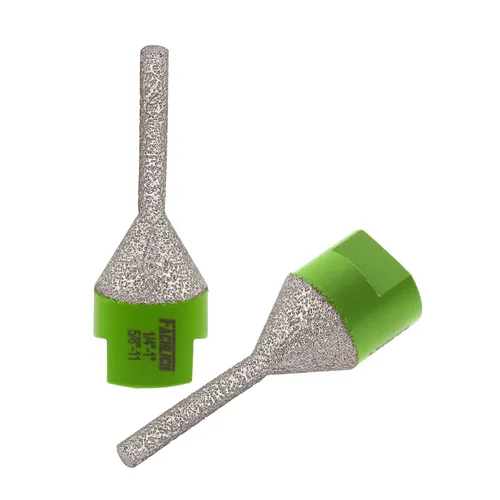 Miniatura 29 de Broca de fresado de biselado de diamante - Broca de cono de azulejos Biselado 4/5" vástago hexagonal 20MM Granito Agujeros de ampliación de mármol