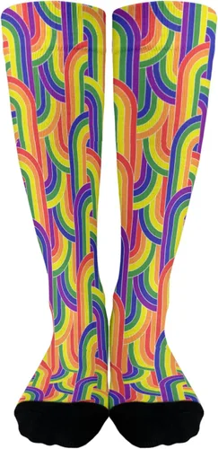 devor Dress Socks Knee Socks Girl Mid Crew Sock Fashion lesbian gay gay Prides bi Prides Socks