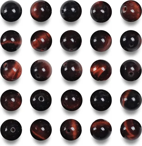 Miniatura 26 de Cuentas de apatita para hacer joyas 0.236 in Cuentas redondas de piedra para pulseras piedra de jaspe natural 60pcs/Strand