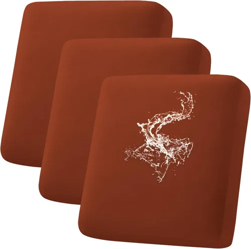 Miniatura 22 de hyha Fundas de cojín impermeables para sofá, funda elástica para asiento de sofá para perro, lavable, antideslizante, impermeable, fundas de cojín
