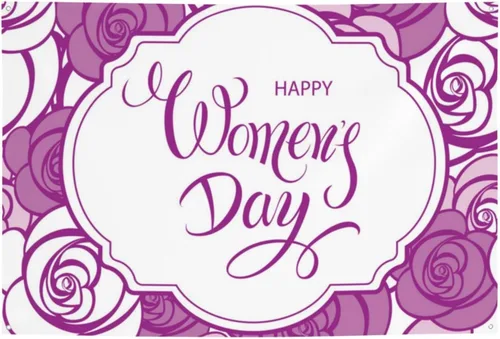 Miniatura 23 de Día de la Mujer Marzo es el Mes de la Historia de la Mujer Pancarta de 70 x 35 pulgadas Fondo de fotografía de fiesta de vacaciones