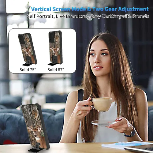 Miniatura 473 de Funda para Samsung Galaxy S22 Ultra 5G, Galaxy S22 Ultra con cubierta de cámara deslizante, funda resistente de doble capa con función atril Black