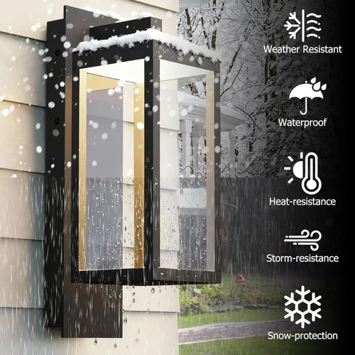 Miniatura 3 de Accesorios de Lámparas de Pared para Exteriores, Accesorios de Luz para Exteriores de Montaje en Pared, Iluminación de Aplique de Pared