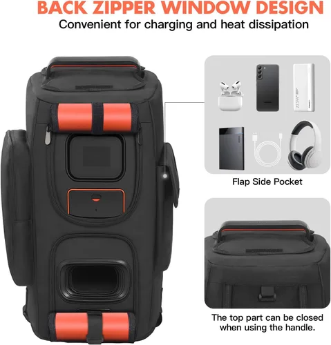 Miniatura 6 de LEFOR·Z Funda para altavoces compatible con JBL PartyBox 120, funda antipolvo para altavoz sin fondo, bolsa de almacenamiento para JBL PartyBox 110