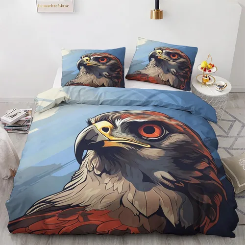 Miniatura 30 de Funda de edredón abstracta tamaño individual Juego de ropa de cama de arte colorido 2 piezas Funda de edredón con patrón de microfibra suave