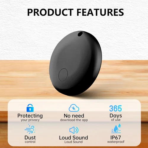 Miniatura 4 de Rastreador Bluetooth Android - Paquete de 2 localizadores de artículos que funcionan con Google Find My App (solo para Android), etiqueta