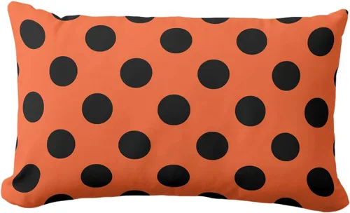 Miniatura 56 de Fundas de almohada de lunares negros sobre beige de 16 x 16 pulgadas, fundas de almohada decorativas rústicas y cuadradas para decoración del sofá