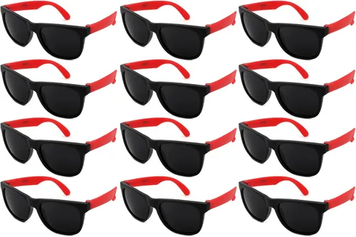 Miniatura 19 de Edge I-Wear - Paquete de 12 lentes de sol neón para niños, regalos de fiesta con certificación CPSIA, plomo (Pb) sin contenido 9402RA