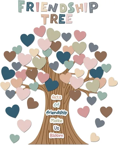 Miniatura 9 de Pajean Decoraciones de Tablero de Anuncios de Aula de Acción de Gracias Tablero de Anuncios Árbol Conjunto de Árbol de Otoño Decoraciones de Aula