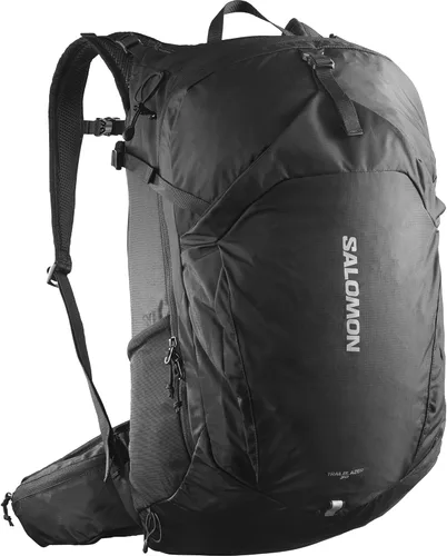 Salomon Mochila Unisex Trailblazer 30, Senderismo & Trekking, 30 Litros - NEGRO/ALEACIÓN - NS