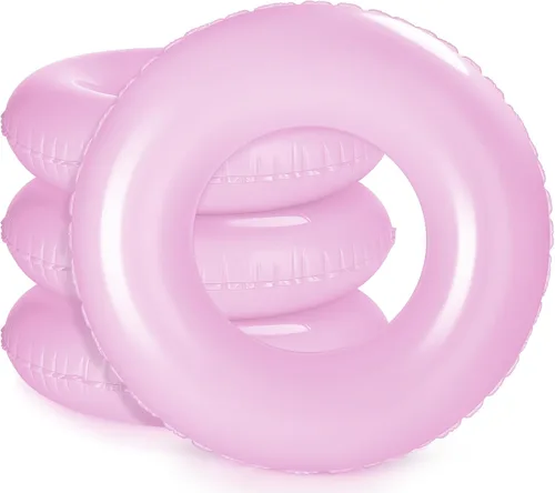 4 flotadores inflables de piscina de 33 pulgadas, anillos de natación para adultos, tubo interior de natación, balsa, flotador, juguetes para playa,