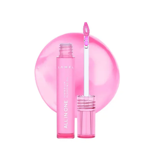 Miniatura 10 de Lamel Lip Oil Set of 2 – Peachy & Sparkle Hydrating Tinted Lip Oils, Glossy Non-Sticky Finish, Full-Size Lip Gloss Duo