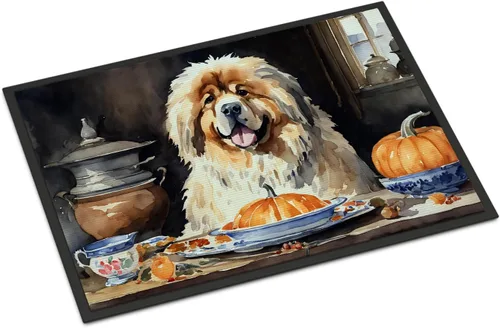 Miniatura 19 de Caroline's Treasures DAC1720MAT Affenpinscher - Tapete de otoño para cocina, con calabazas, 18 x 27 pulgadas, tapete para puerta delantera