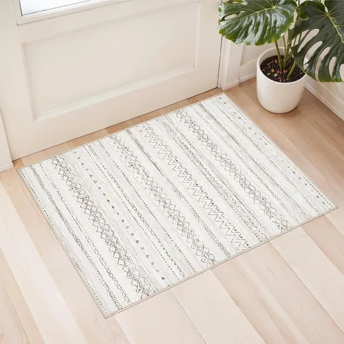 Miniatura 83 de Alfombra grande para sala de estar de 5 x 7: Alfombras marroquíes bohemias, suaves, lavables a máquina, para dormitorio, debajo de la mesa