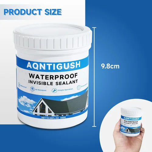 Miniatura 2 de Sellador transparente impermeable de 10.5 onzas (10.58 oz) con revestimiento impermeable invisible, adhesivo impermeable para techos, paredes, baño