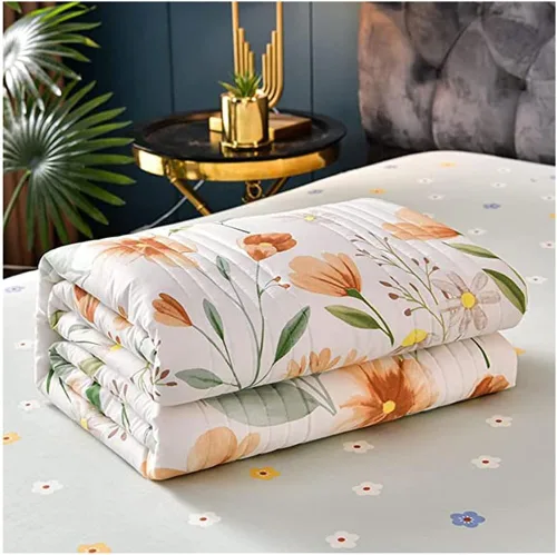 ZTGL Edredón de verano fino, ligero, acolchado alternativo al plumón, manta de cama suave y ligera para todas las estaciones, lavable a máquina, A,