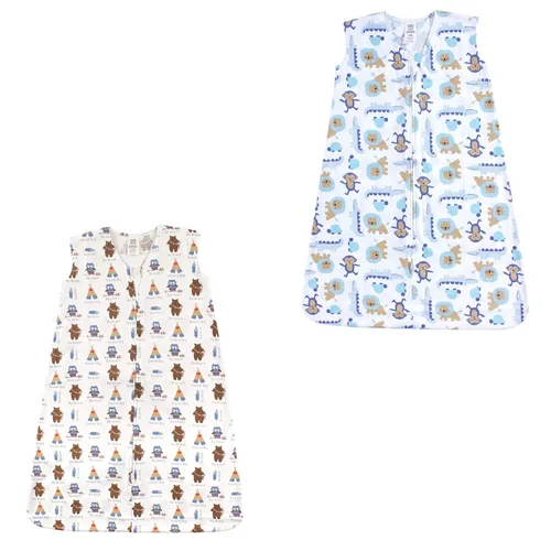 Miniatura 9 de Luvable Friends - Saco de dormir para bebé sin mangas, diseño unisex, Saco de dormir de algodón sin mangas, saco de dormir, manta, 18-24 meses