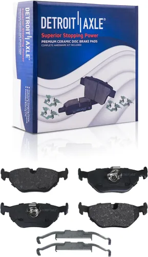 Miniatura 135 de Detroit Axle - Pastillas de Freno para Nissan Altima Sentra 350Z Juke INFINITI G35, Pastillas de Freno Cerámica Delanteras y Traseras Reemplazo