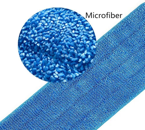 Miniatura 3 de Almohadilla de microfibra para trapeador de 18 pulgadas para mopas húmedas y secas, reutilizables, compatibles con el sistema de cuidado del suelo
