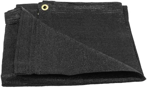Miniatura 7 de Mytee Products Lona de malla negra de 8 x 10 pies, 90% de sombra, cubiertas de invernadero, protector solar, red de tela para perreras para mascotas