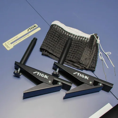 Miniatura 6 de STIGA Premium Clipper Regulation Table Tennis Net and Post Sets - Easy Set Up and Spring Activated Clip ping Pong net Set
