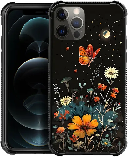 Miniatura 19 de ZHEGAILIAN Funda compatible con iPhone 11, fundas de cristal de color caballo de baile, parte trasera de vidrio templado+funda protectora