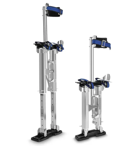 Miniatura 9 de Zancos de 15"-23" de Altura Ajustable de Aluminio para Adultos para Pintura de Techo Suspendido de Yeso, Pintor, Pintura de Pared Exterior y Recorte