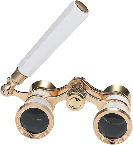 Miniatura 9 de Aroncent Anteojos de Ópera Prismáticos 3X25 Compactos con Asa Ajustable para Teatro, Prismáticos Mini para Adultos Hombres Mujeres en Ópera Negro