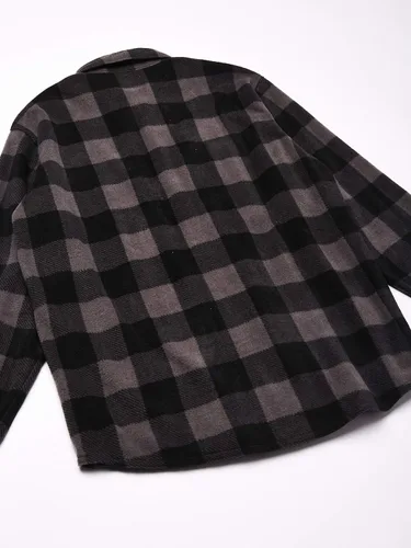 Miniatura 5 de Wrangler Authentics - Camisa de vellón pesado, de manga larga, para hombre