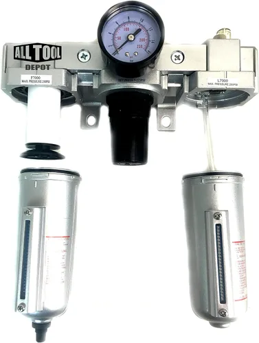 Miniatura 5 de Unidad de control de aire FRL de servicio pesado de 3/4" con drenaje automático C706NA