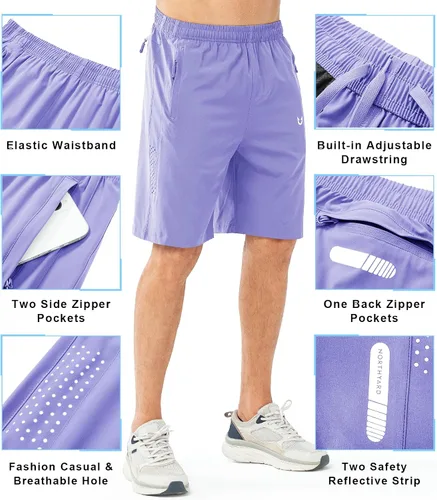 Miniatura 64 de NORTHYARD - Pantalones cortos deportivos para correr para hombres, ligeros, de secado rápido, 7, 5 o 9 pulgadas, para senderismo, deportes, gimnasio
