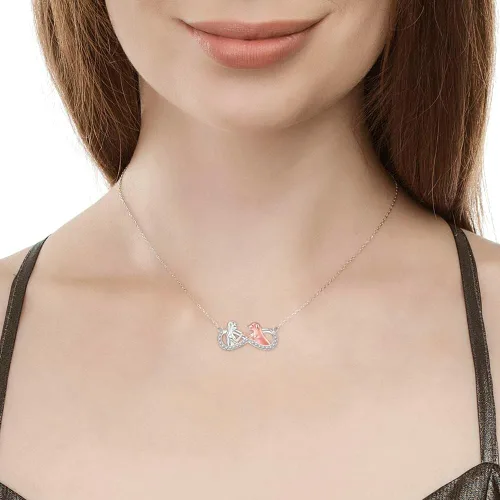 Miniatura 4 de Collar de plata de ley para niñas, con colgante Always in My Heart para el día de la madre, regalo de joyería para mamá amante de los perros