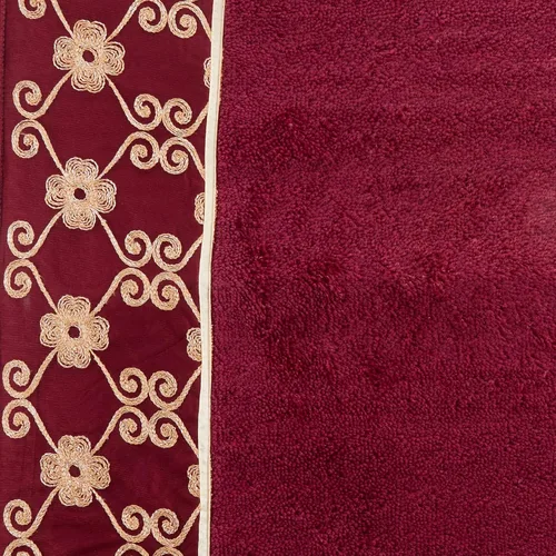 Miniatura 4 de Popular Bath Alfombra de baño, colección Vlegant Rosa, Borgoña/Oro