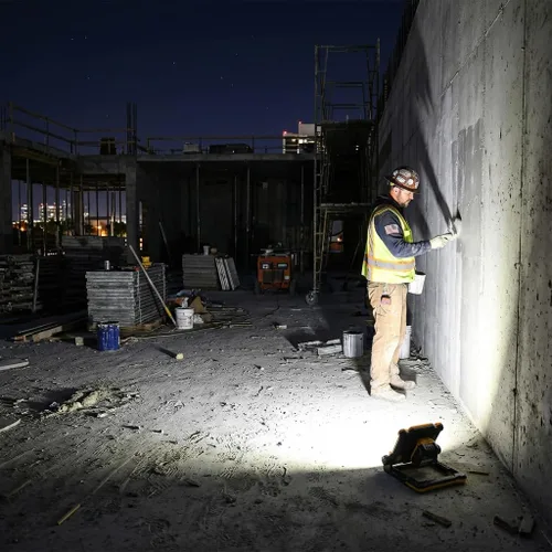 Miniatura 8 de 4000 lúmenes Luz de trabajo LED magnética inalámbrica, compatible con Dewalt Makita 20V Milwaukee 18V m18 Batería de litio recargable
