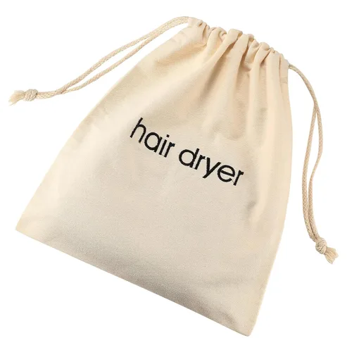 Miniatura 5 de Bolsas para secador de pelo con cordón, bolsa para viaje, para guardar las cosas del baño (gris)